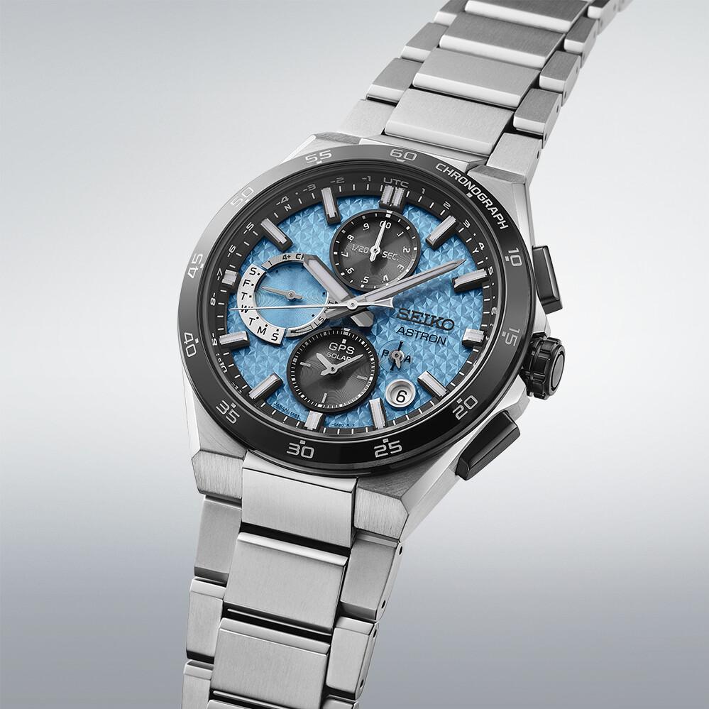 Seiko Astron GPS Solar Limited Edition SSH157J1 Herrenarmbanduhr Streng Limitierte Auflage