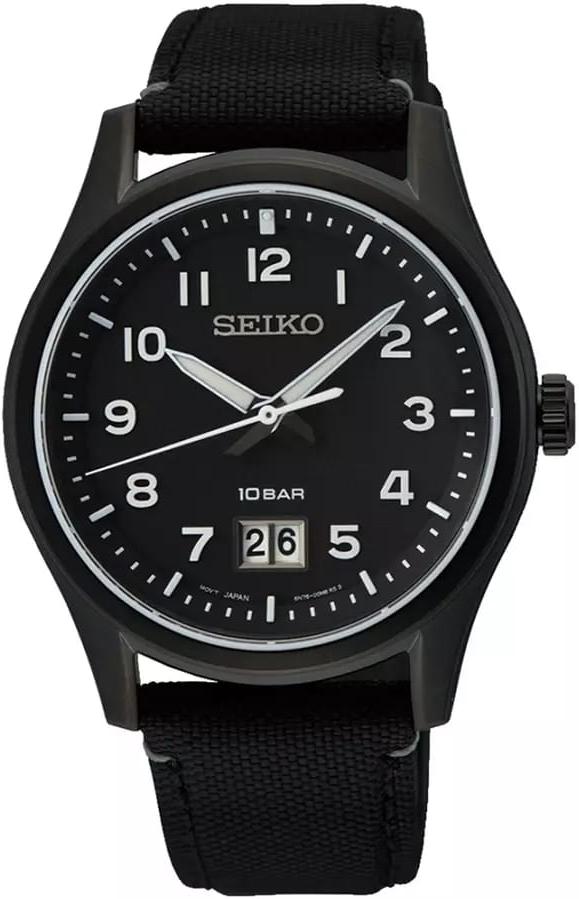 Seiko Quartz SUR571P1 Heren armbandhorloge