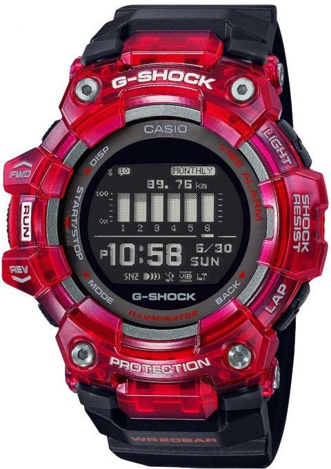 Casio G-Shock G-SHOCK G-SQUAD GBD-100SM-4A1ER Technologie Bluetooth