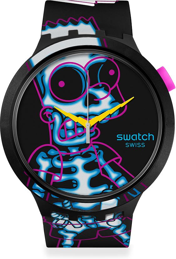 Swatch Simpsons AYE CARUMBOO SB01Z105 Unisexuhr