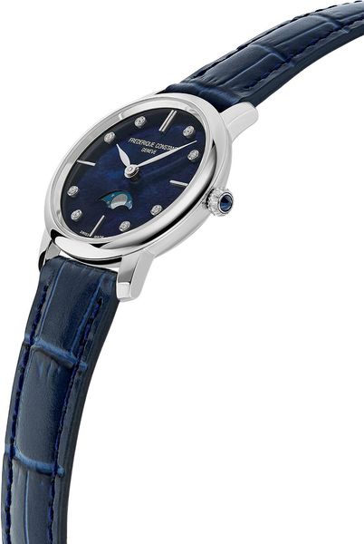 Frederique Constant Geneve SLIMLINE LADIES MOONPHASE FC-206MPND1S6 Damenarmbanduhr Frederique Constant Geneve SLIMLINE LADIES MOONPHASE FC-206MPND1S6 Damenarmbanduhr