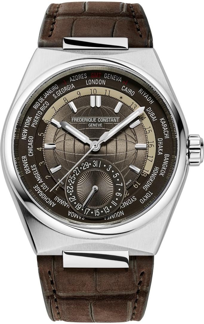 Frederique Constant Geneve HIGHLIFE WORLDTIMER FC-718C4NH6 Herrenarmbanduhr