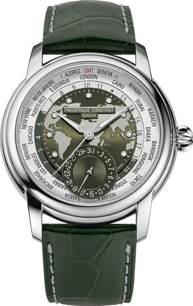 Frederique Constant Geneve CLASSIC WORLDTIMER FC-718KWM4H6 Orologio automatico uomo Frederique Constant Geneve CLASSIC WORLDTIMER FC-718KWM4H6 Orologio automatico uomo