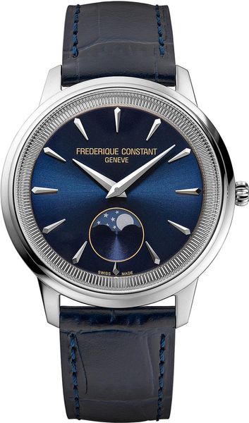 Frederique Constant Geneve QUARTZ MOONPHASE FC-206N3S6 Heren armbandhorloge Frederique Constant Geneve QUARTZ MOONPHASE FC-206N3S6 Heren armbandhorloge
