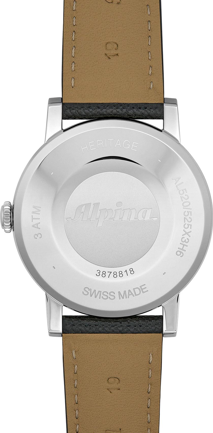 Alpina Geneve HERITAGE AUTOMATIC AL-520BG3SH6 Automatisch horloge voor heren