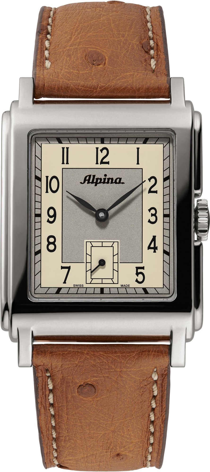 Alpina Geneve HERITAGE CARREE MECHANICAL AL-490SA3C10 Montre-Bracelet pour hommes