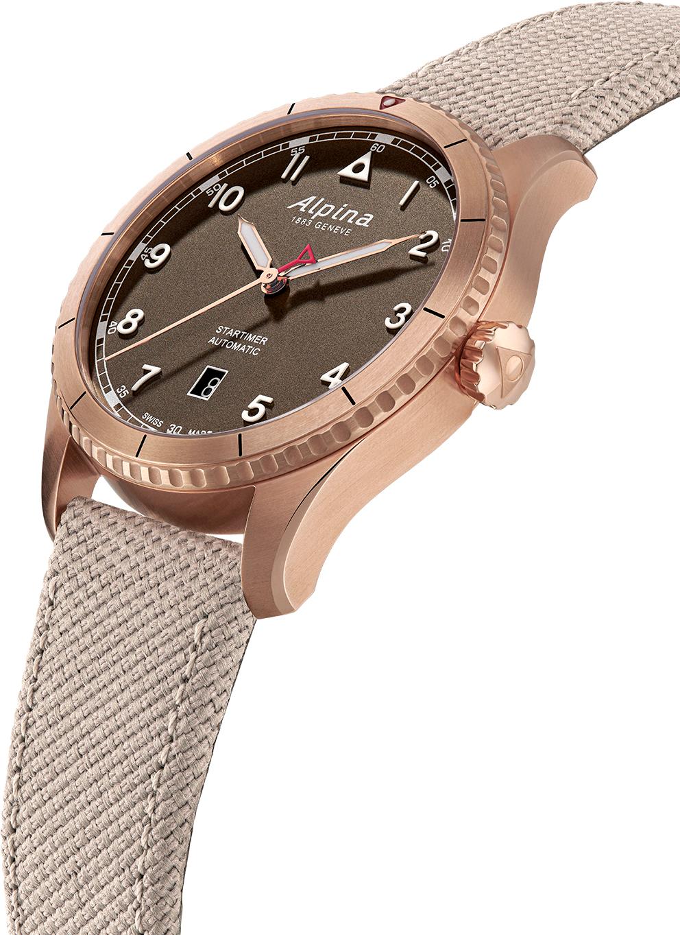 Alpina Geneve PILOT AUTOMATIC AL-525BR4S24 Orologio da polso uomo