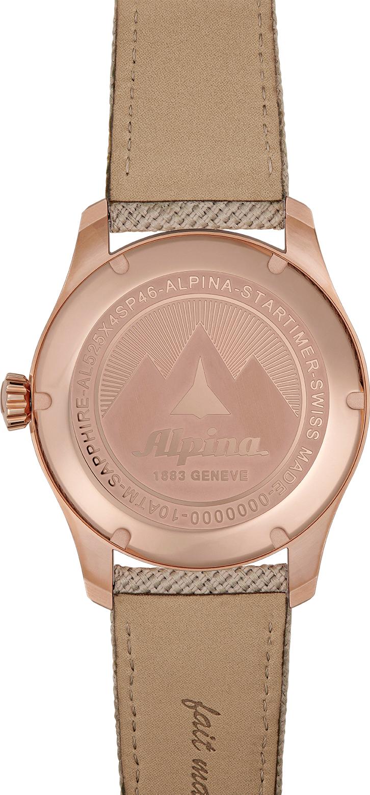 Alpina Geneve PILOT AUTOMATIC AL-525BR4S24 Montre-Bracelet pour hommes