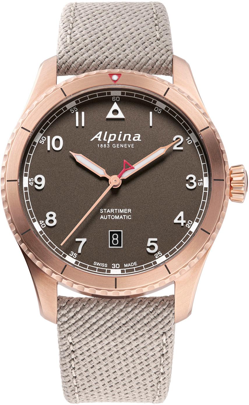 Alpina Geneve PILOT AUTOMATIC AL-525BR4S24 Heren armbandhorloge