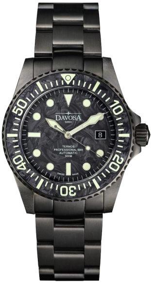 Davosa Ternos Professional Carbon (x/200) Limited Edition 161.539.50 Herren Automatikuhr Streng Limitierte Auflage Davosa Ternos Professional Carbon (x/200) Limited Edition 161.539.50 Herren Automatikuhr Streng Limitierte Auflage