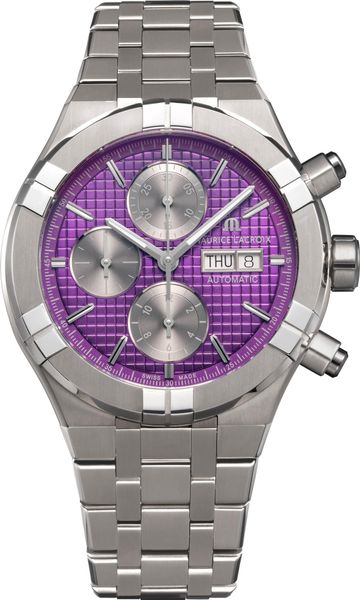 Maurice Lacroix Aikon Automatic Chronograph Titanium AI6038-TT032-430-1 Cronógrafo Automático para hombres Maurice Lacroix Aikon Automatic Chronograph Titanium AI6038-TT032-430-1 Cronógrafo Automático para hombres