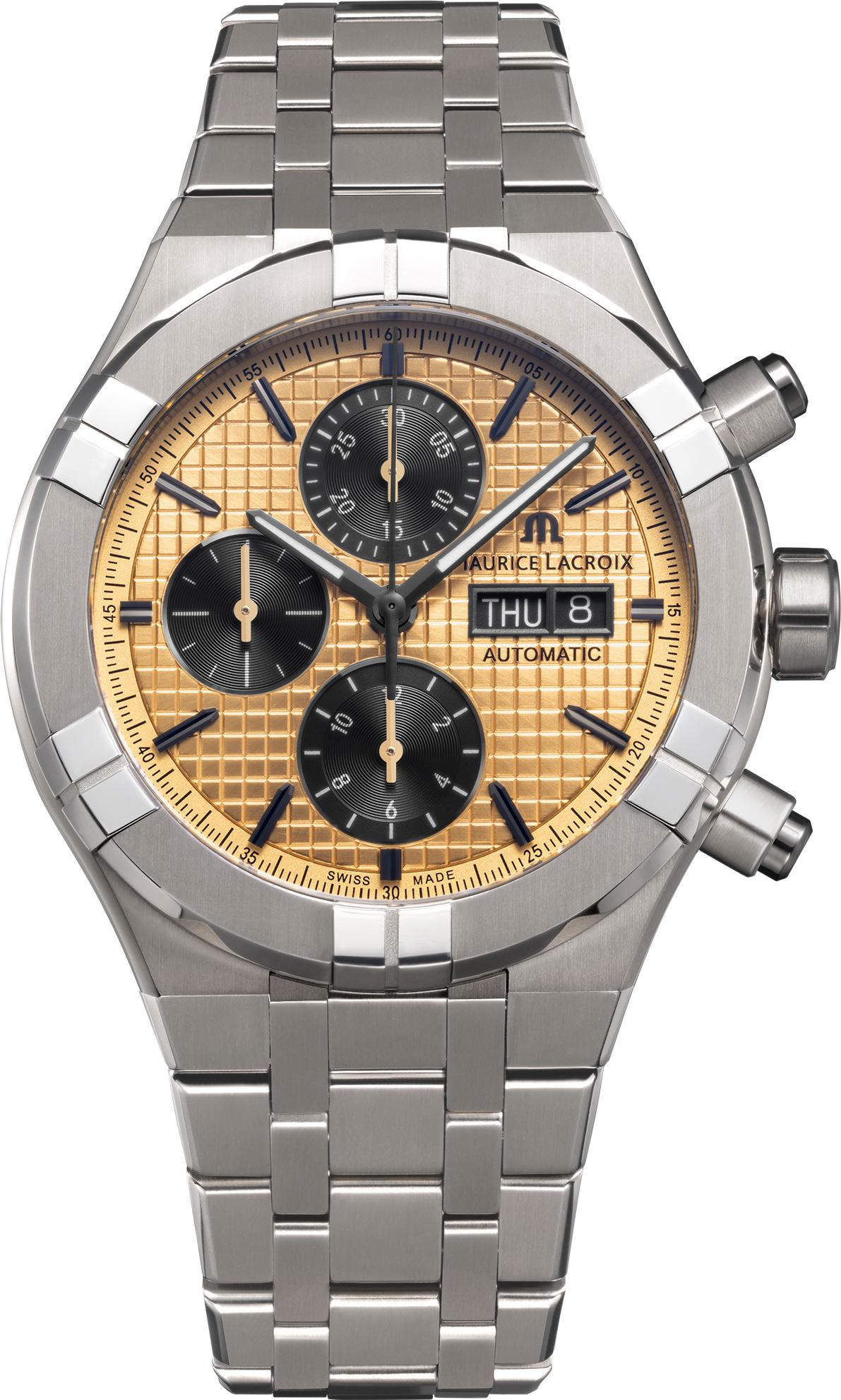 Maurice Lacroix Aikon Automatic Chronograph Titanium AI6038-TT032-530-1 Herren Automatikchronograph