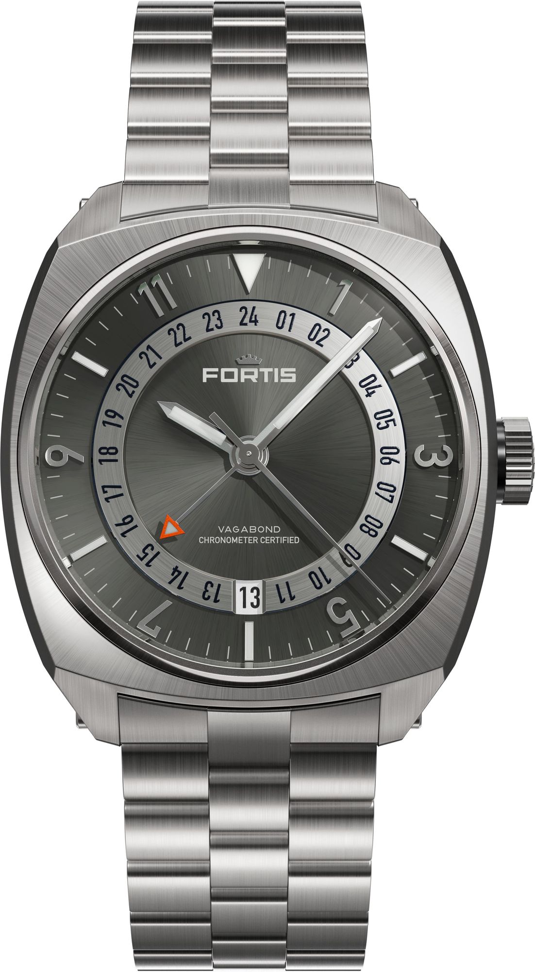 Fortis Vagabond Urban Shadow F6660004 Automatisch horloge voor heren 2. Tijdzone