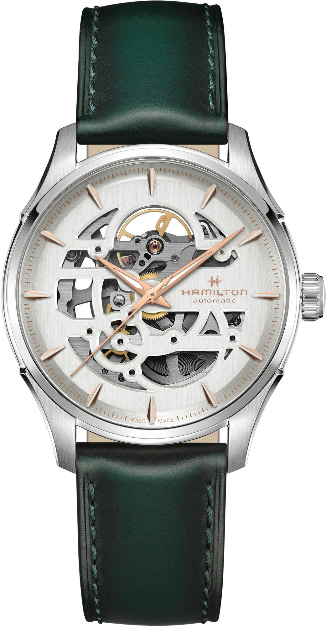 Hamilton Jazzmaster Skeleton H42535810 Orologio automatico uomo Riserva de marcia de 80 ore