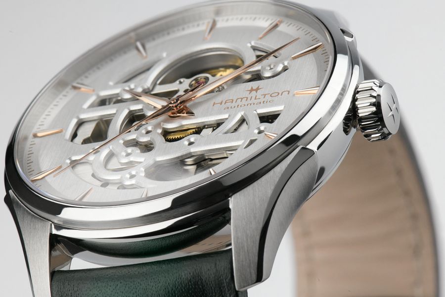Hamilton Jazzmaster Skeleton H42535810 Orologio automatico uomo Riserva de marcia de 80 ore Hamilton Jazzmaster Skeleton H42535810 Orologio automatico uomo Riserva de marcia de 80 ore