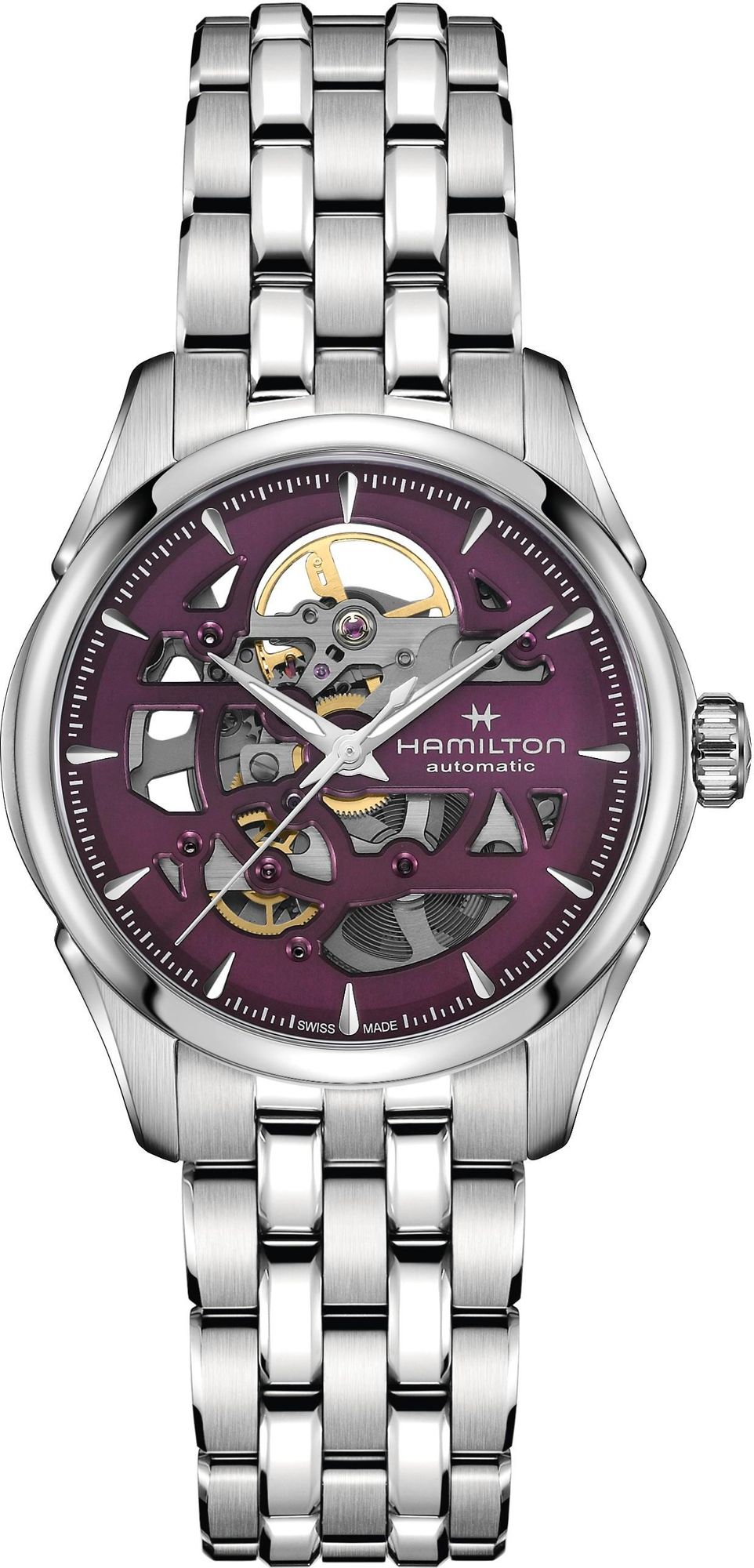 Hamilton Jazzmaster Skeleton Lady H32265101 Montre Automatique pour femmes