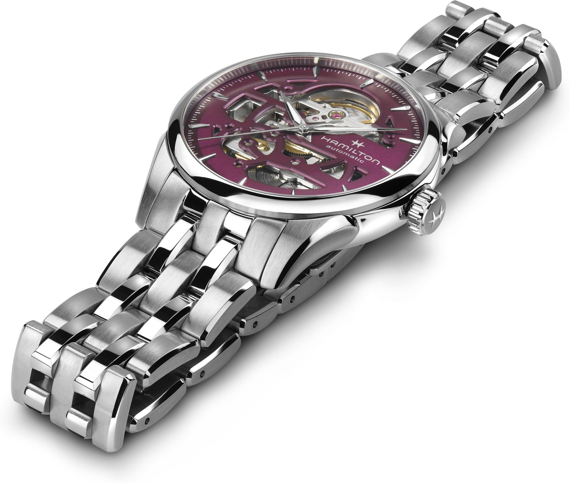 Hamilton Jazzmaster Skeleton Lady H32265101 Montre Automatique pour femmes