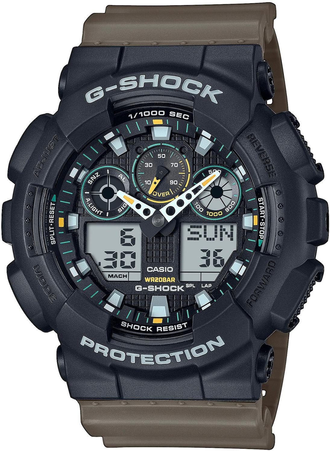 Casio G-Shock Classic GA-100TU-1A3ER Mens Wristwatch