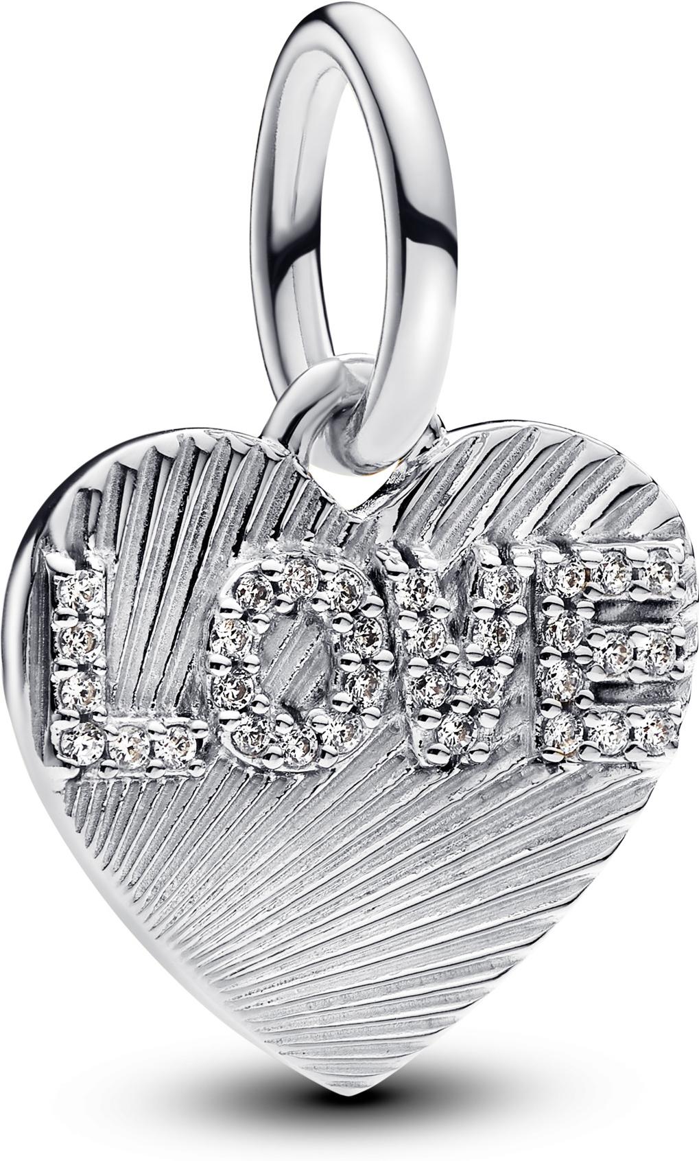 Pandora Sterling silver  Cubic Zirconia Clear 793604C01 Pendente