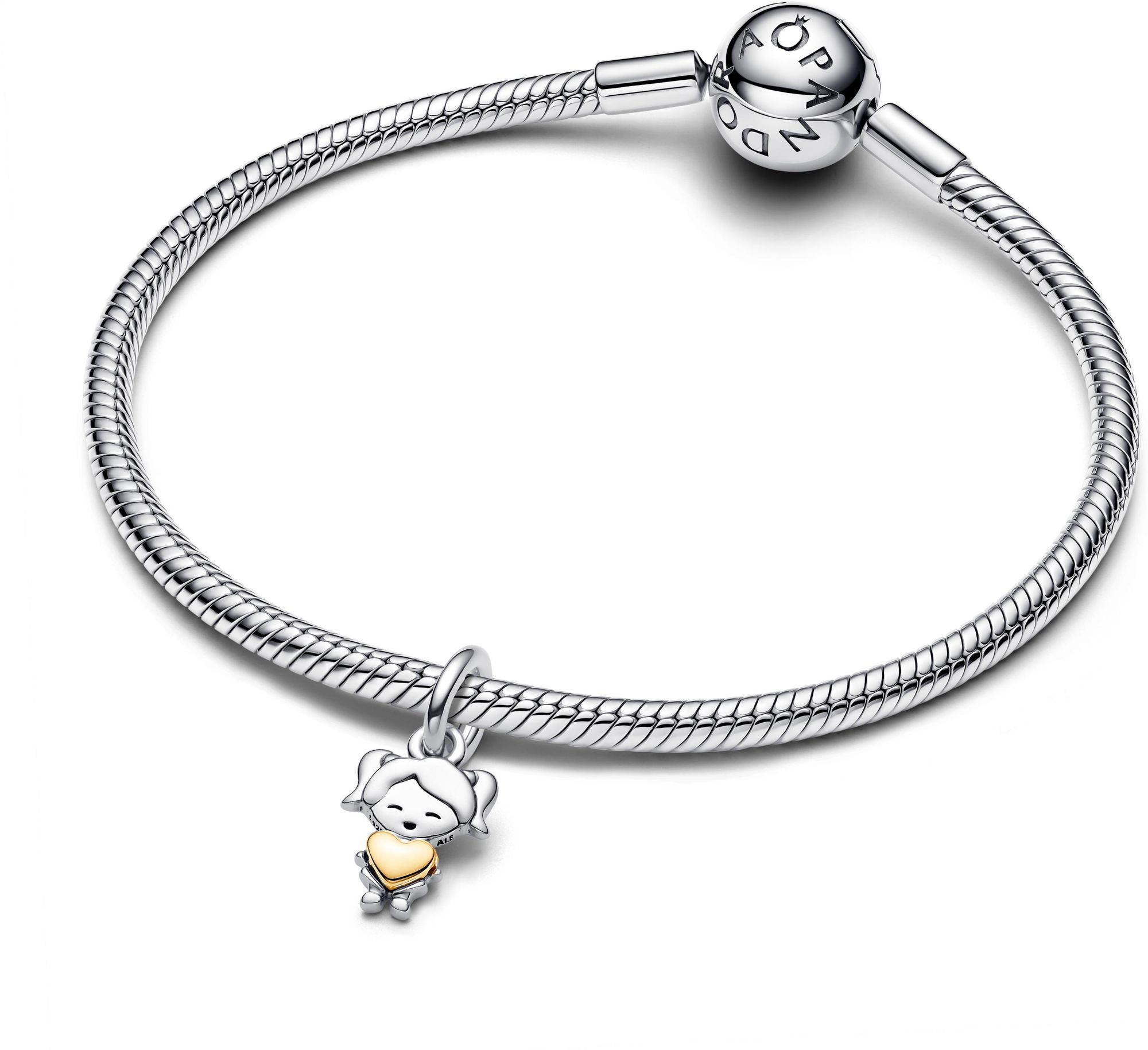 Pandora Sterling silver and 14k gold-plated unique metal blend 763601C00 Anhänger