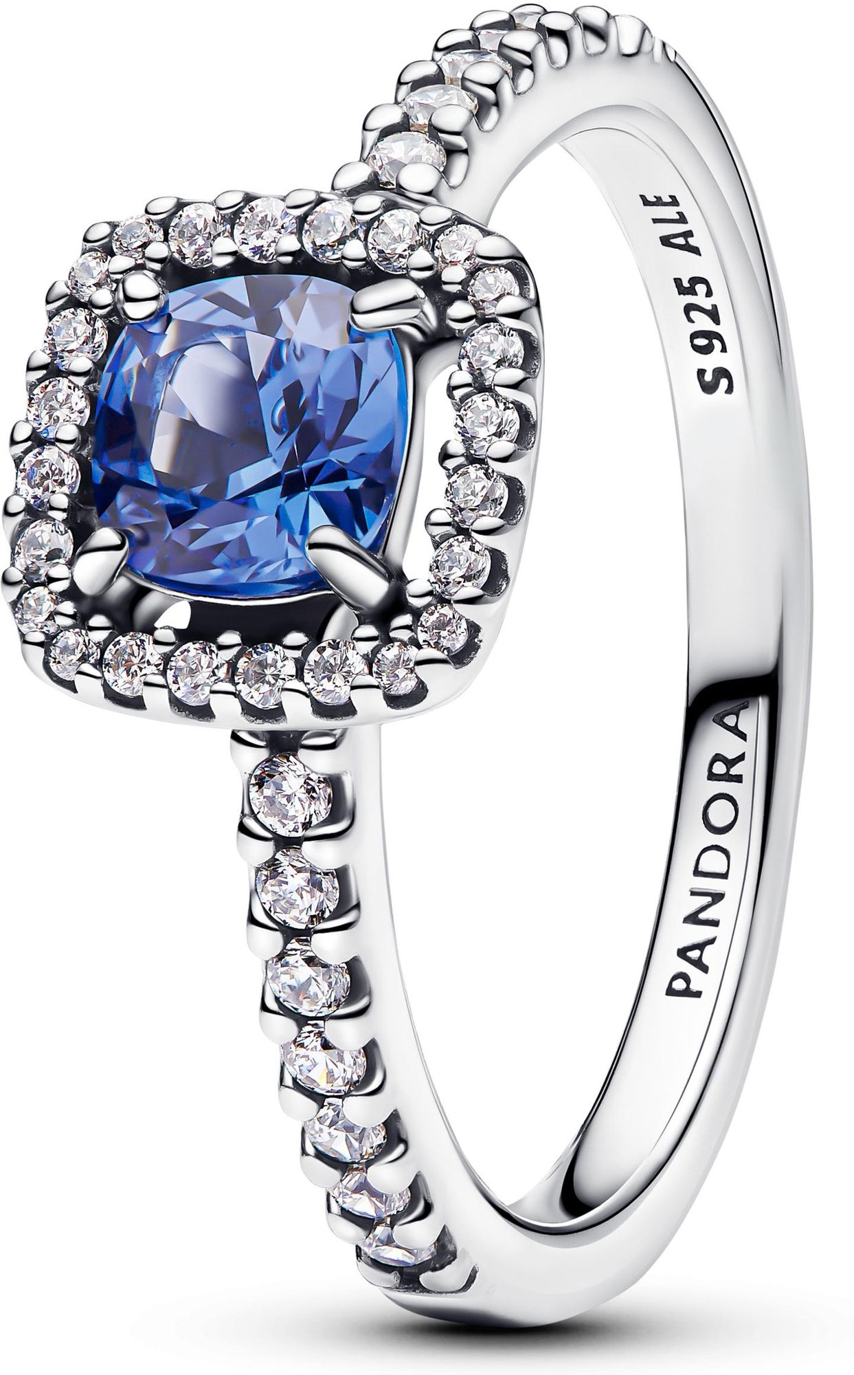 Pandora Sterling silver  Mixed stone Blue 193555C01 Anillo para mujeres