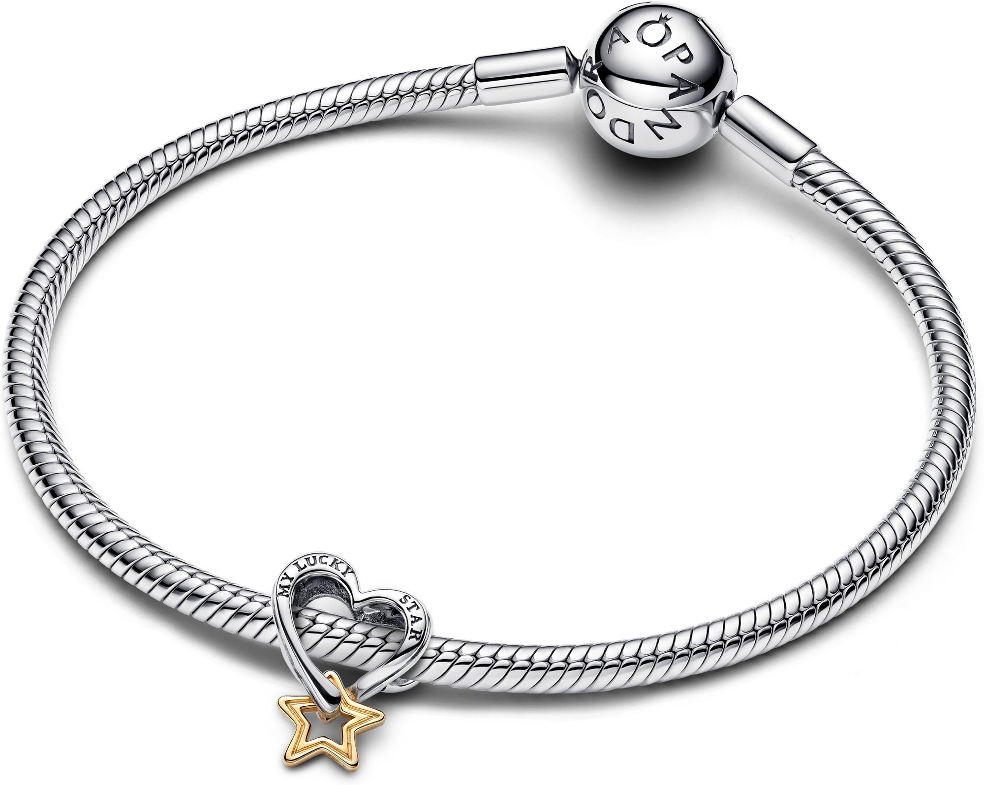 Pandora Sterling silver and 14k gold-plated unique metal blend 763513C00 Pendente