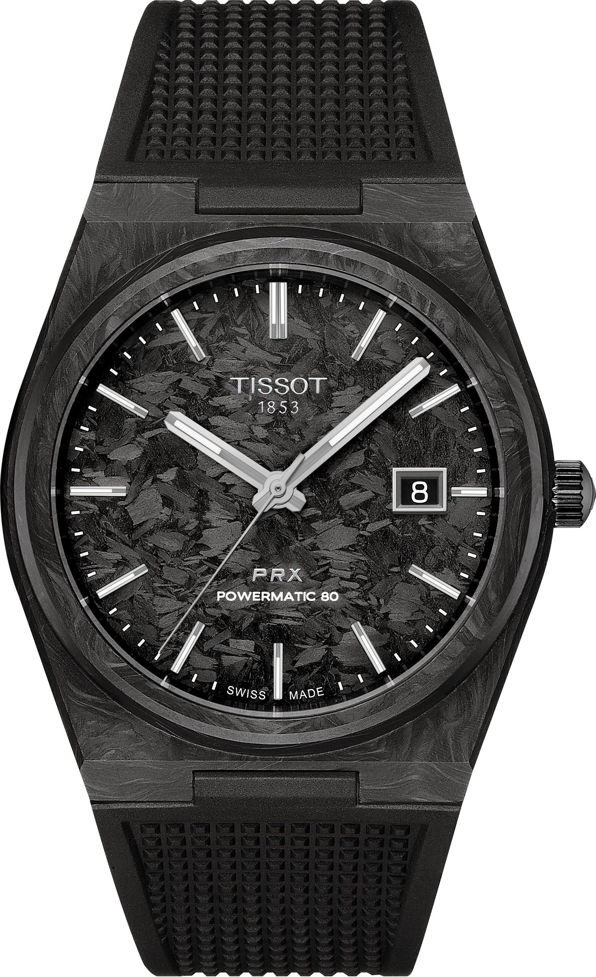 Tissot Powermatic 80 Carbon T137.907.97.201.00 Automatisch horloge voor heren