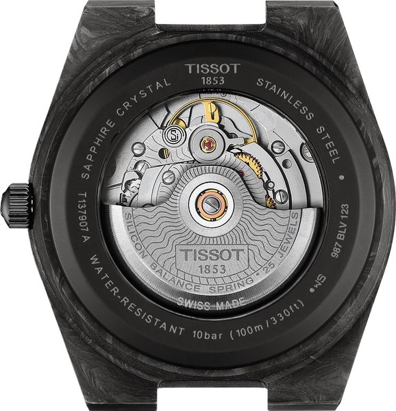 Tissot PRX Powermatic 80 Carbon T137.907.97.201.00 Herren Automatikuhr Tissot PRX Powermatic 80 Carbon T137.907.97.201.00 Herren Automatikuhr