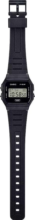 Casio TIMELESS COLLECTION Men F-91WB-1AEF Unisexuhr Mit Alarm