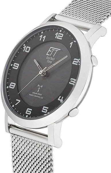 Eco Tech Time Solar Drive Funk ELS-11625-22MS Reloj radiocontrolado para mujeres Con pulsera adicional