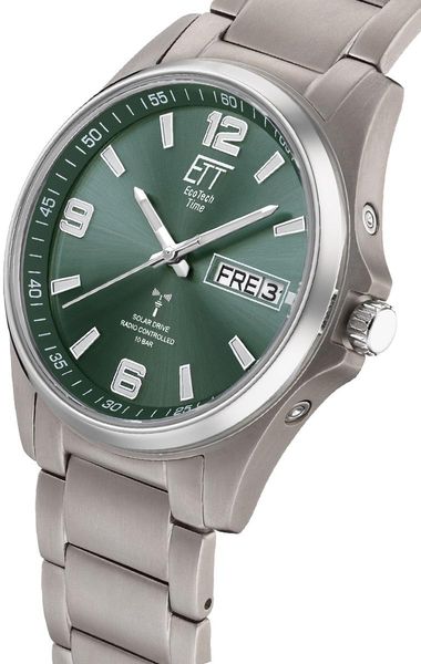 Eco Tech Time Solar Drive Funk EGT-11603-81M Herrenfunkuhr Eco Tech Time Solar Drive Funk EGT-11603-81M Herrenfunkuhr