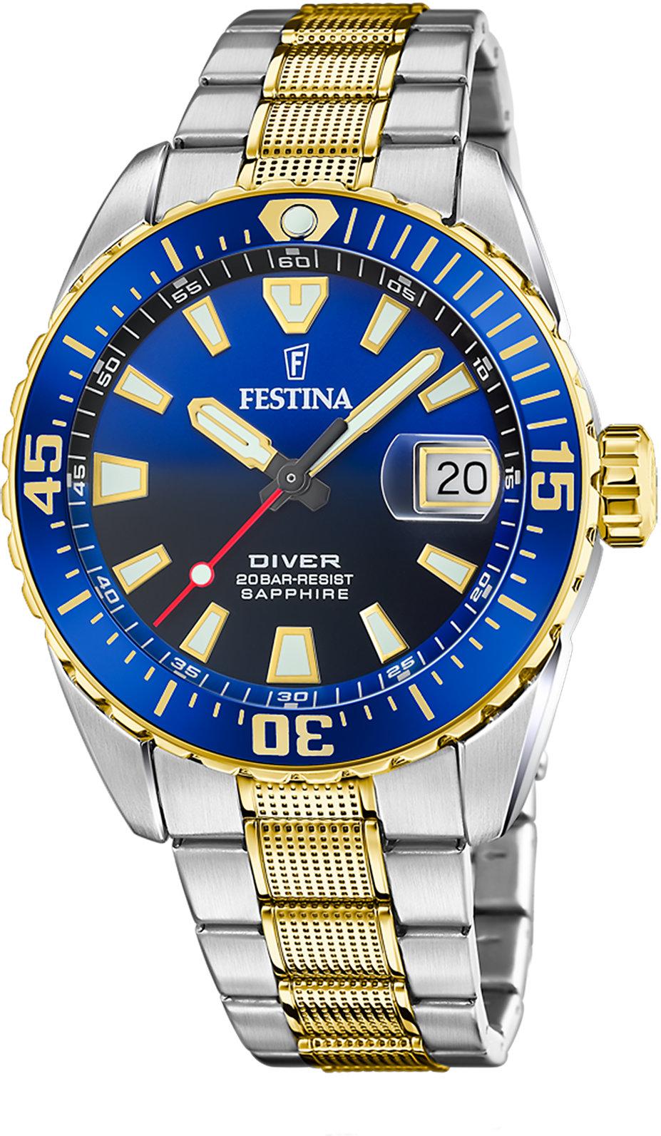 Festina THE ORIGINALS/DIVER F20706/1 Mens Wristwatch