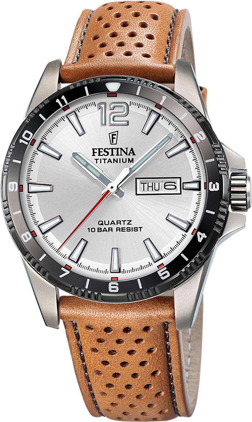 Festina CALENDARIO TITANIUM F20699/1 Heren armbandhorloge