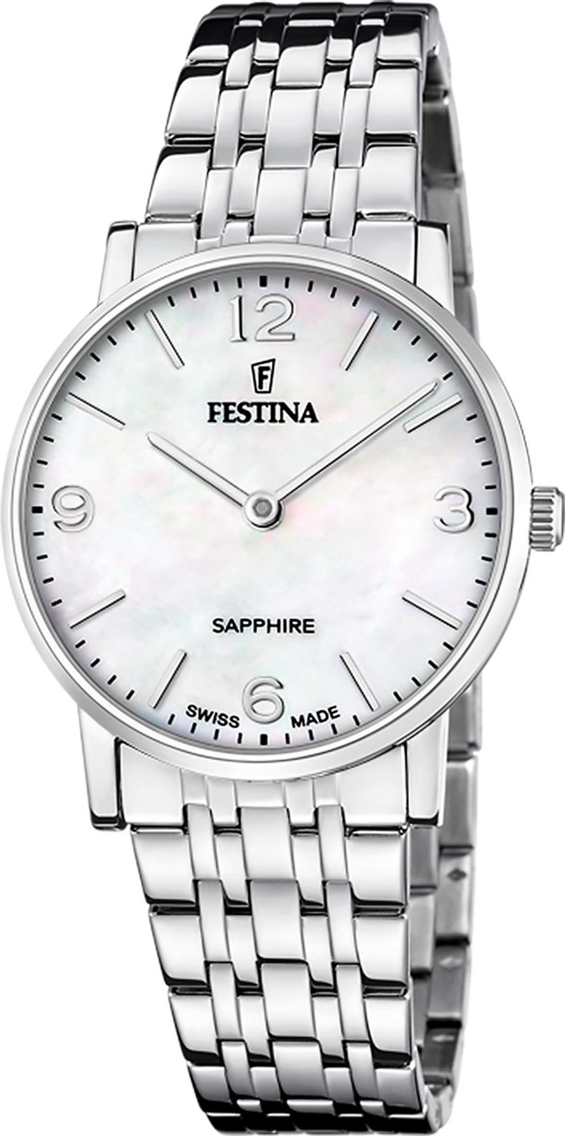 Festina ACERO CLASICO F20047/2 Reloj de Pulsera para mujeres