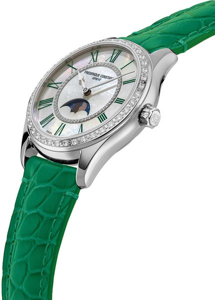 Frederique Constant Geneve ELEGANCE LUNA FC-331MPWGRD3BD6 Orologio automatico donna Indicatore fasi lunari Frederique Constant Geneve ELEGANCE LUNA FC-331MPWGRD3BD6 Orologio automatico donna Indicatore fasi lunari