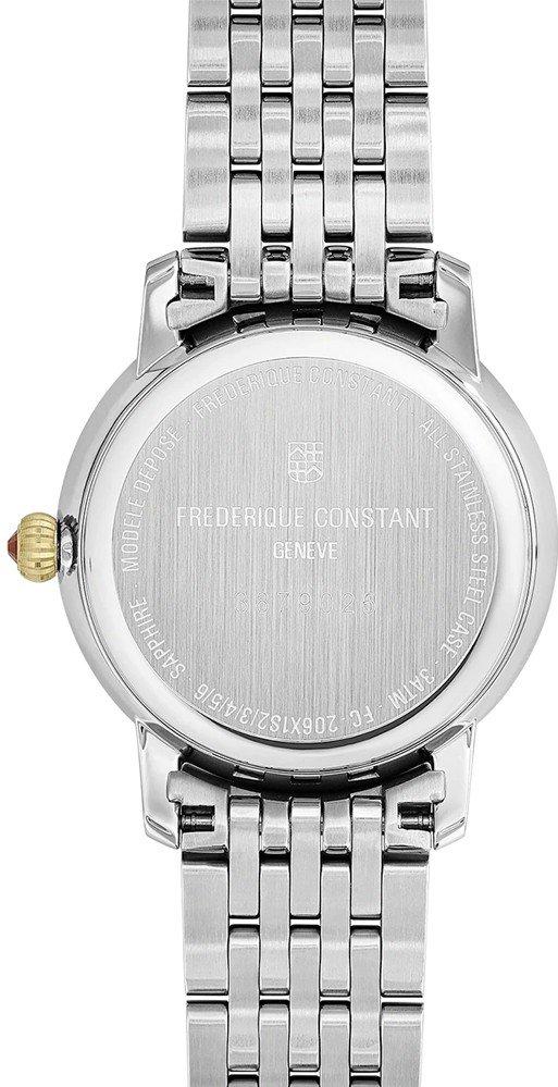 Frederique Constant Geneve SLIMLINE LADIES MOONPHASE FC-206MPND1S3B Montre Bracelet pour femmes Indicateur de la phase d