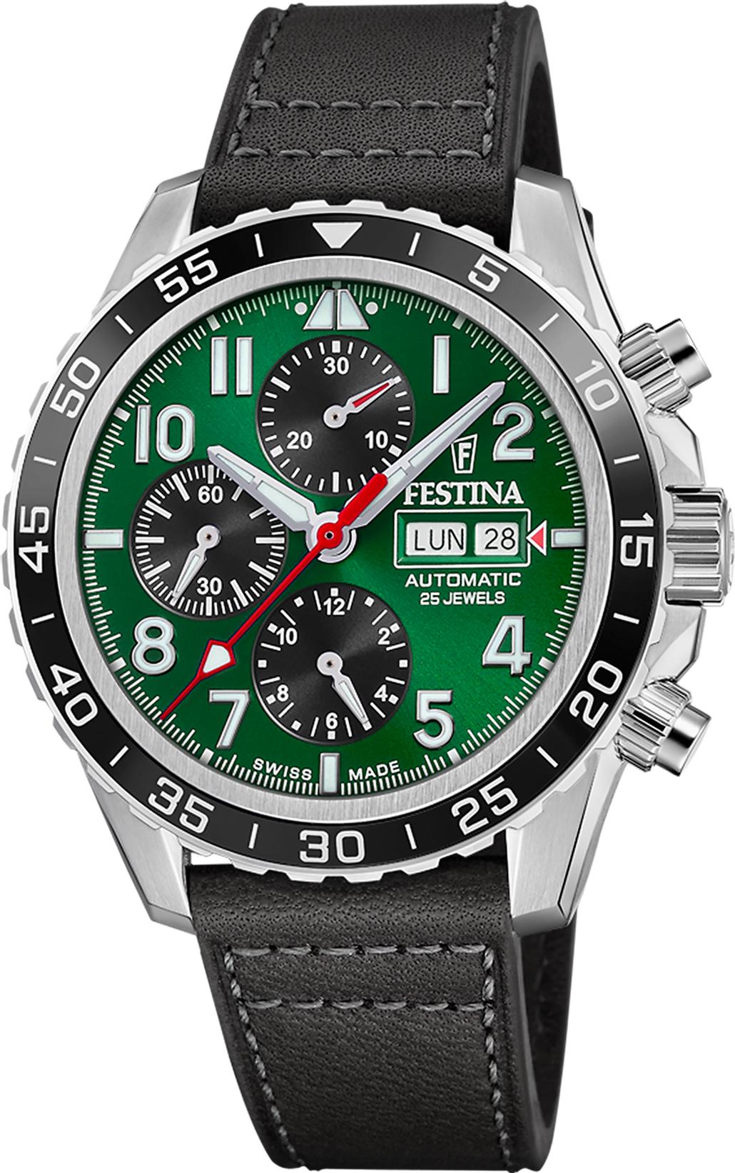 Festina AUTOMATICO F20056/2 Herren Automatikchronograph