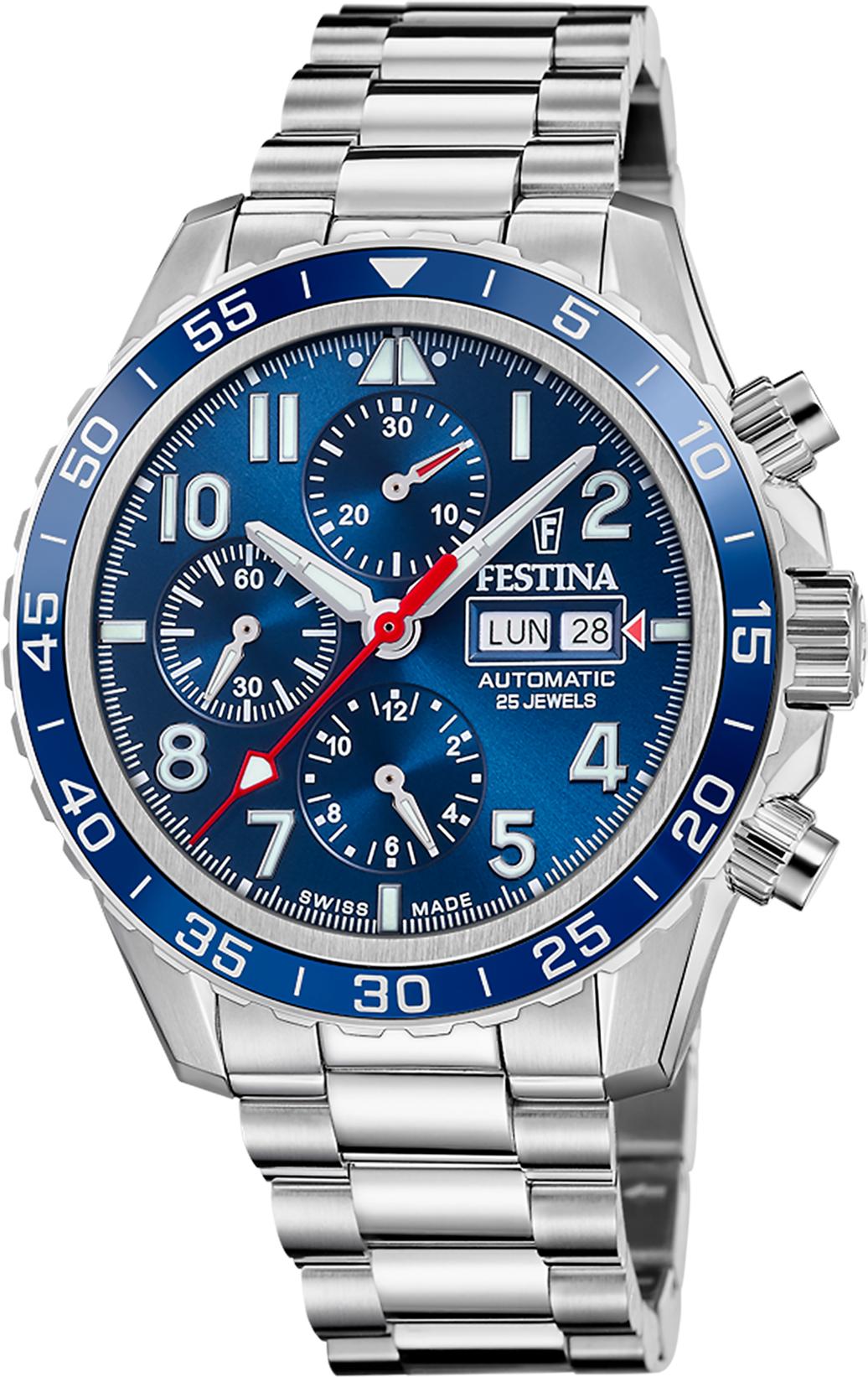 Festina AUTOMATICO F20055/3 Chronographe Automatique pour hommes