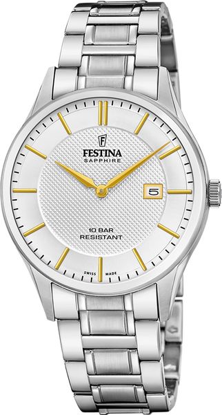 Festina ACERO CLASICO F20067/2 Orologio da polso uomo Festina ACERO CLASICO F20067/2 Orologio da polso uomo
