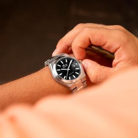 Lotus Uomo 18575/5 - Orologio In Acciaio Con Datario E Giorno Della Settimana, Cassa 42 Mm