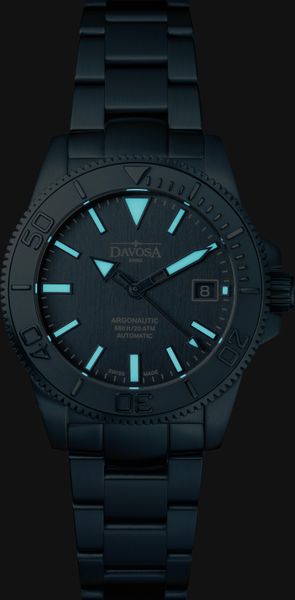Davosa ARGONAUTIC 39 MONOCHROME 16154040 Automatisch horloge voor heren Davosa ARGONAUTIC 39 MONOCHROME 16154040 Automatisch horloge voor heren