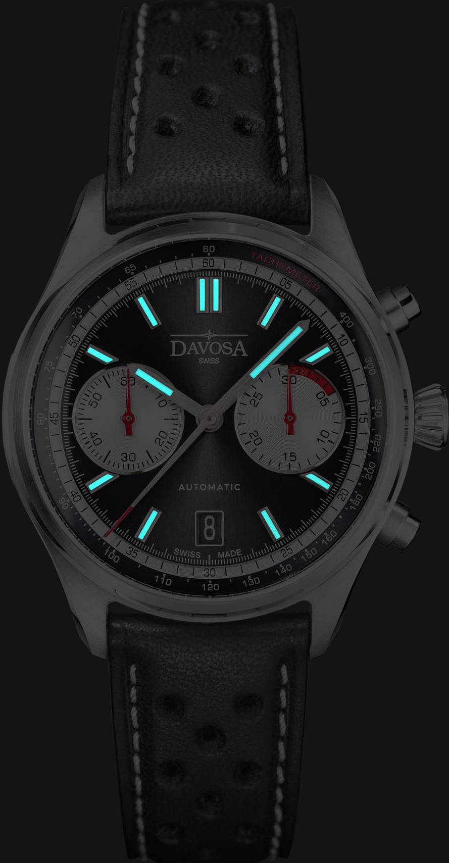 Davosa NEWTON PILOT RALLY 16153655 Cronografo automatico uomo Produzione strettamente limitata