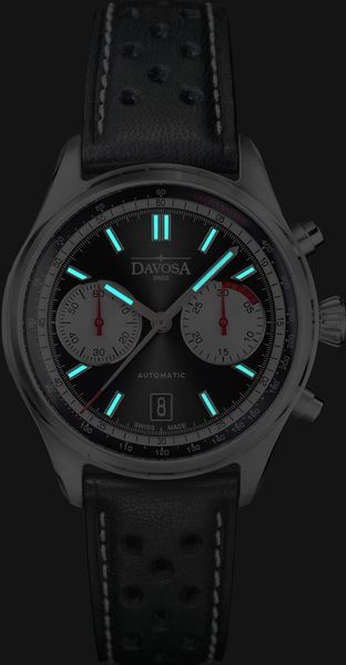 Davosa NEWTON PILOT RALLY 16153655 Herren Automatikchronograph Streng Limitierte Auflage Davosa NEWTON PILOT RALLY 16153655 Herren Automatikchronograph Streng Limitierte Auflage