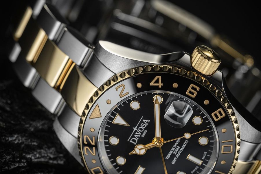 Davosa TERNOS CERAMIC GMT 16159150 Herren Automatikuhr