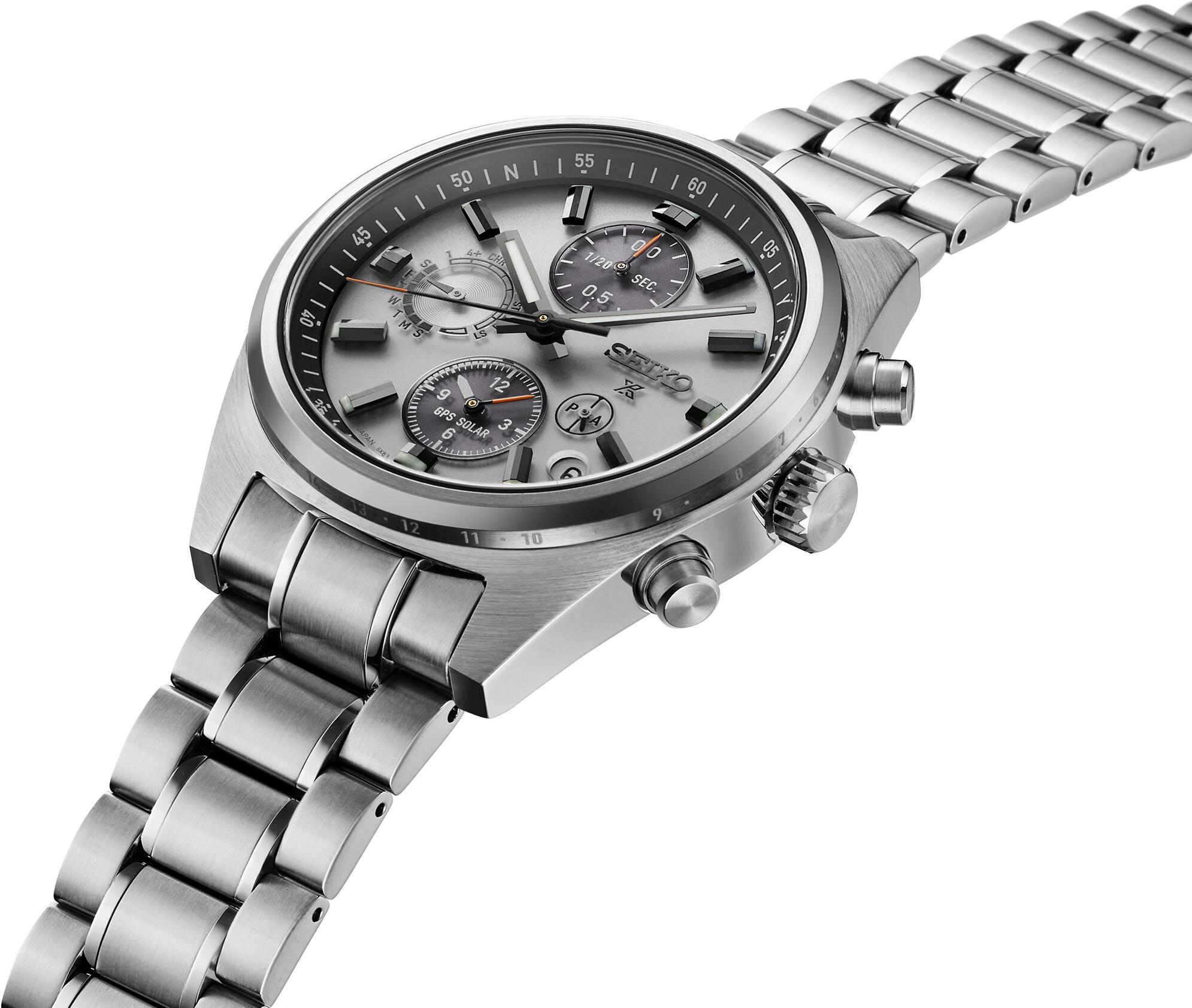 Seiko Prospex Speedtimer GPS Solar Dual Time Chronograph SSH165J1 Chronographe pour homme Avec GPS