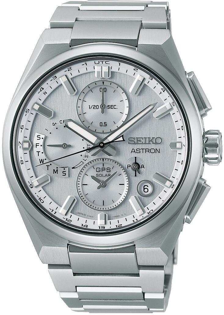 Seiko Astron GPS Solar Dual Time Chronograph SSH159J1 Chronographe pour homme