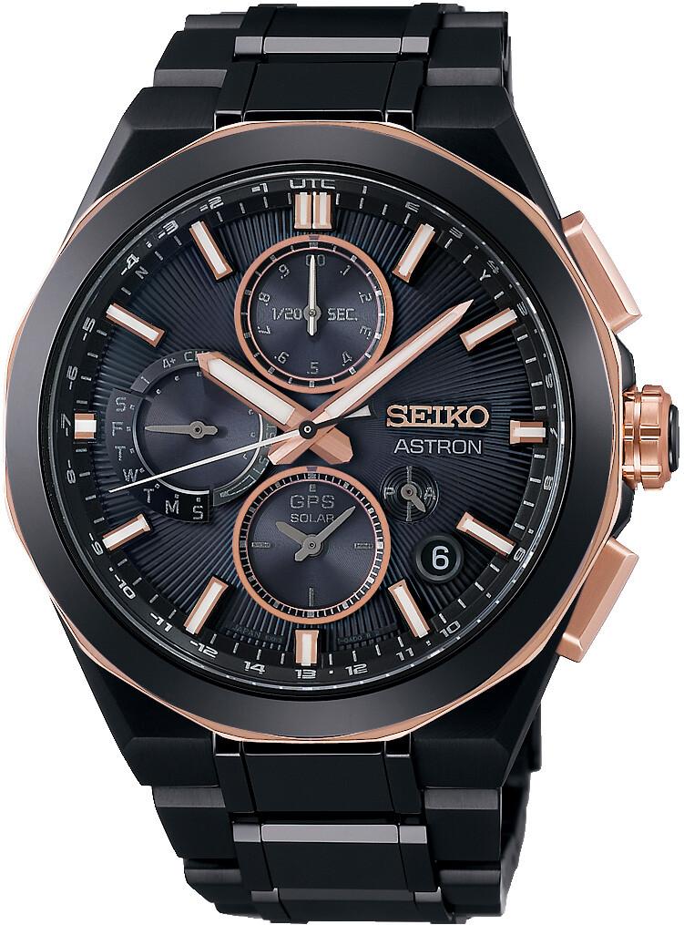 Seiko Astron GPS Solar Dual Time Chronograph Limited Edition SSH158J1 Chronographe pour homme Édition Très Limitée