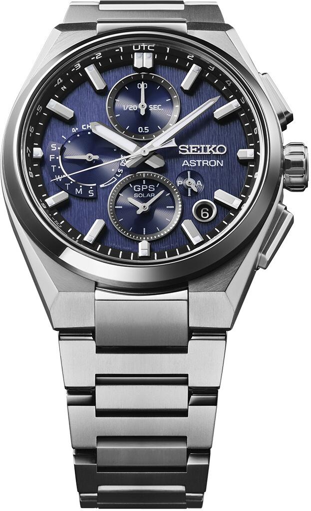 Seiko Astron GPS Solar Dual Time Chronograph SSH161J1 Cronografo uomo