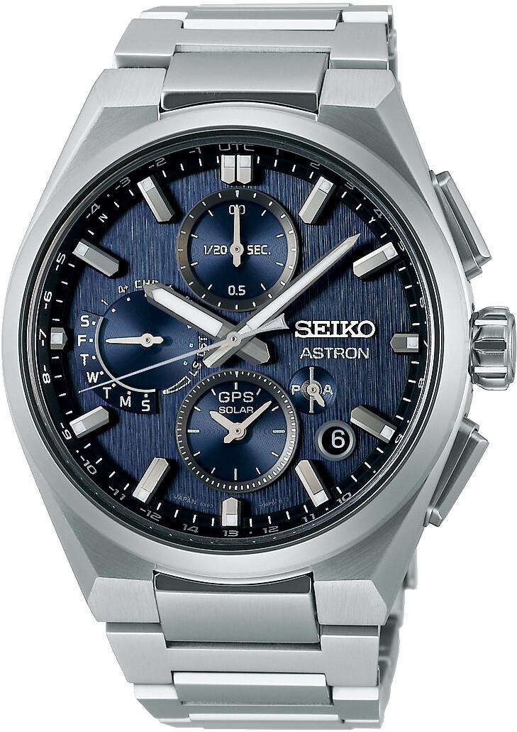 Seiko Astron GPS Solar Dual Time Chronograph SSH161J1 Cronografo uomo