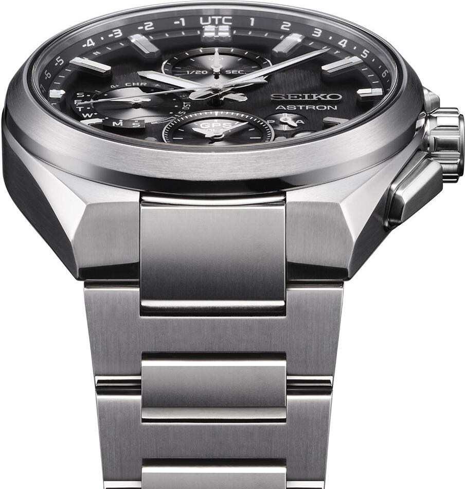 Seiko Astron GPS Solar Dual Time Chronograph SSH163J1 Chronographe pour homme